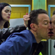 Jessica Jones playing nice with some dude.
